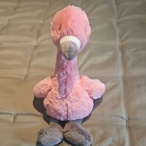 JELLYCAT LONDON BASHFUL  FLAMINGO MEDIUM.12" NEW WITH TAGS.